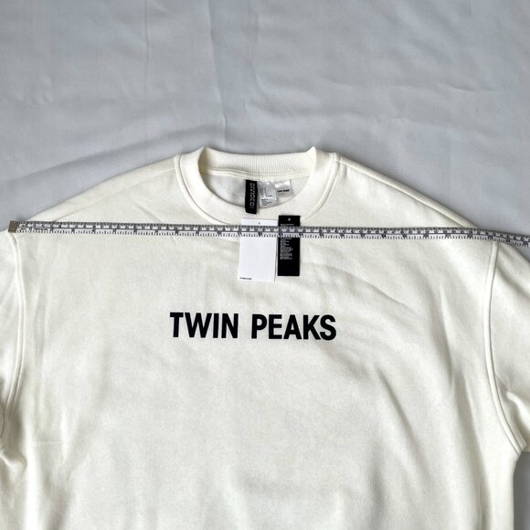 H&M NWT Women Twin Peaks Oversized Sweatshirt, Size Small - Picture 6 of 14